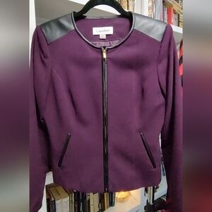Calvin Klein Women's Purple Jacket